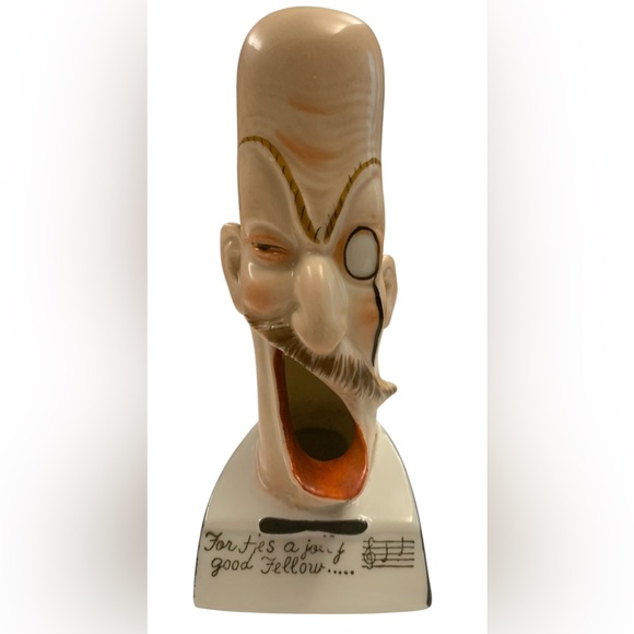 Schafer and Veter Occupied Japan Other - Rare, Antique (1910) Schafer & Vater Porcelain Singing Barber, Occupied Japan